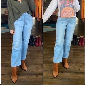 Madewell cropped jeans